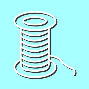 icono de vector de hilo