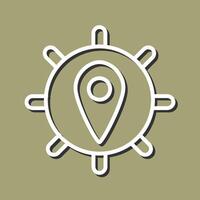 Location Settings Vector Icon