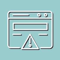 Web Error Vector Icon