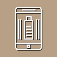 Mobile Battery Vector Icon