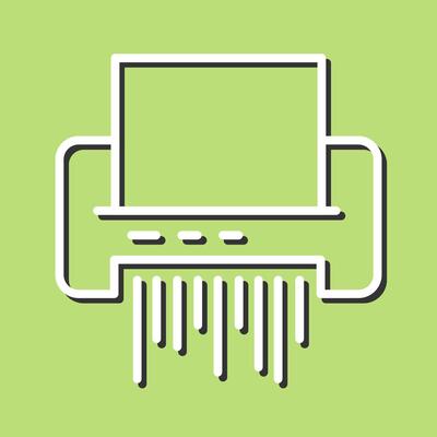 Paper Shredder Vector Icon