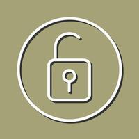 Open Lock II Vector Icon