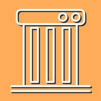 Carbon Heater Vector Icon