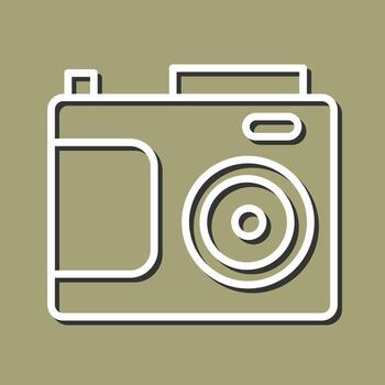 icono de vector de camara