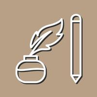 Writing Equipment Vector Icon