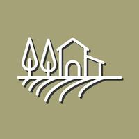 Farm House Vector Icon