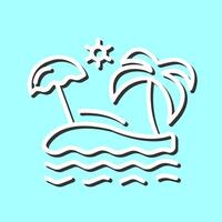 Beach Vector Icon