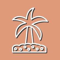 Coconut trees Vector Icon