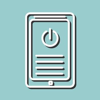 Shutdown Button Vector Icon