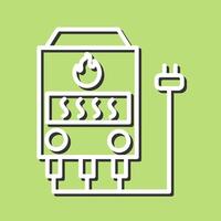 Electric Furnace Vector Icon