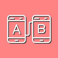 AB Testing Vector Icon