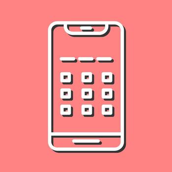 Enter Passcode Vector Icon