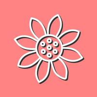 Sunflower Vector Icon