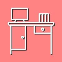 Working Table Vector Icon