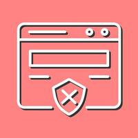 Unprotected Website Vector Icon