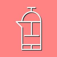 French Press Vector Icon