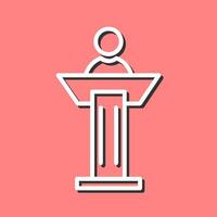 Podium Vector Icon