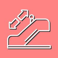 Horizontal Escalator Vector Icon