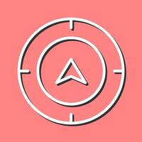 Directional Compass Vector Icon