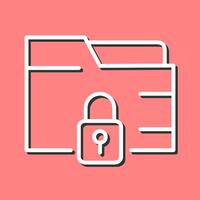 Secure Folder Vector Icon