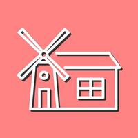 Windmill Vector Icon