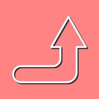 Turn Up Vector Icon