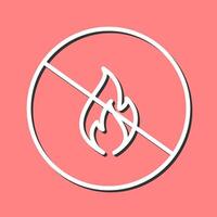 Danger of Flame Vector Icon