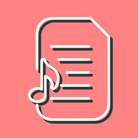 Audio Document Vector Icon