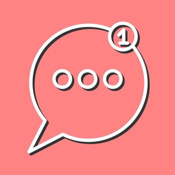 Message Bubbles Vector Icon