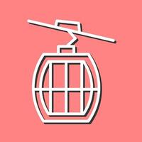 Cable Car Vector Icon