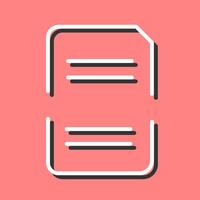 Split Document Vector Icon