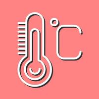 icono de vector de temperatura