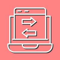 Data Transfer Vector Icon