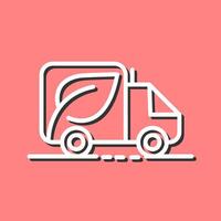 Eco friendly Truck Vector Icon