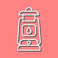 Oil Lamp Vector Icon