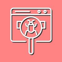 Web Bug Vector Icon