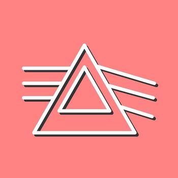 Refraction Vector Icon