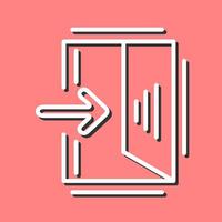 Exit Sign Vector Icon