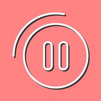 Pause Button Vector Icon