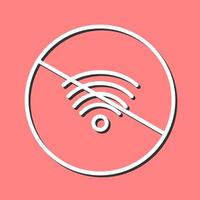 sin icono de vector wifi