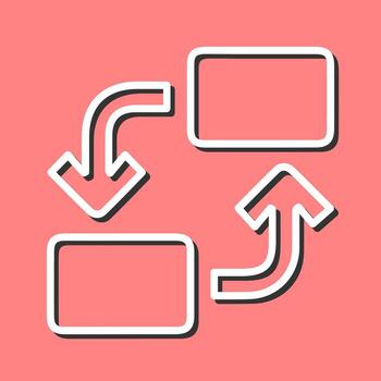 icono de vector de reemplazo