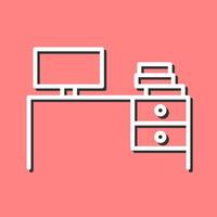 Study Desk II Vector Icon