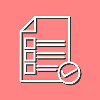 Valid Document Vector Icon