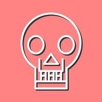 Skull X ray Vector Icon