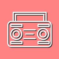 Cassette Player Vector Icon