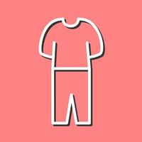 icono de vector de traje de pijama