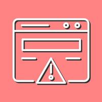 Web Error Vector Icon