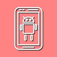 icono de vector de Android