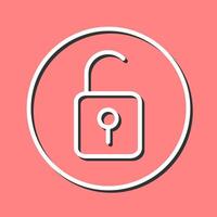 Open Lock II Vector Icon