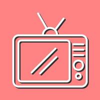 TV Set Vector Icon